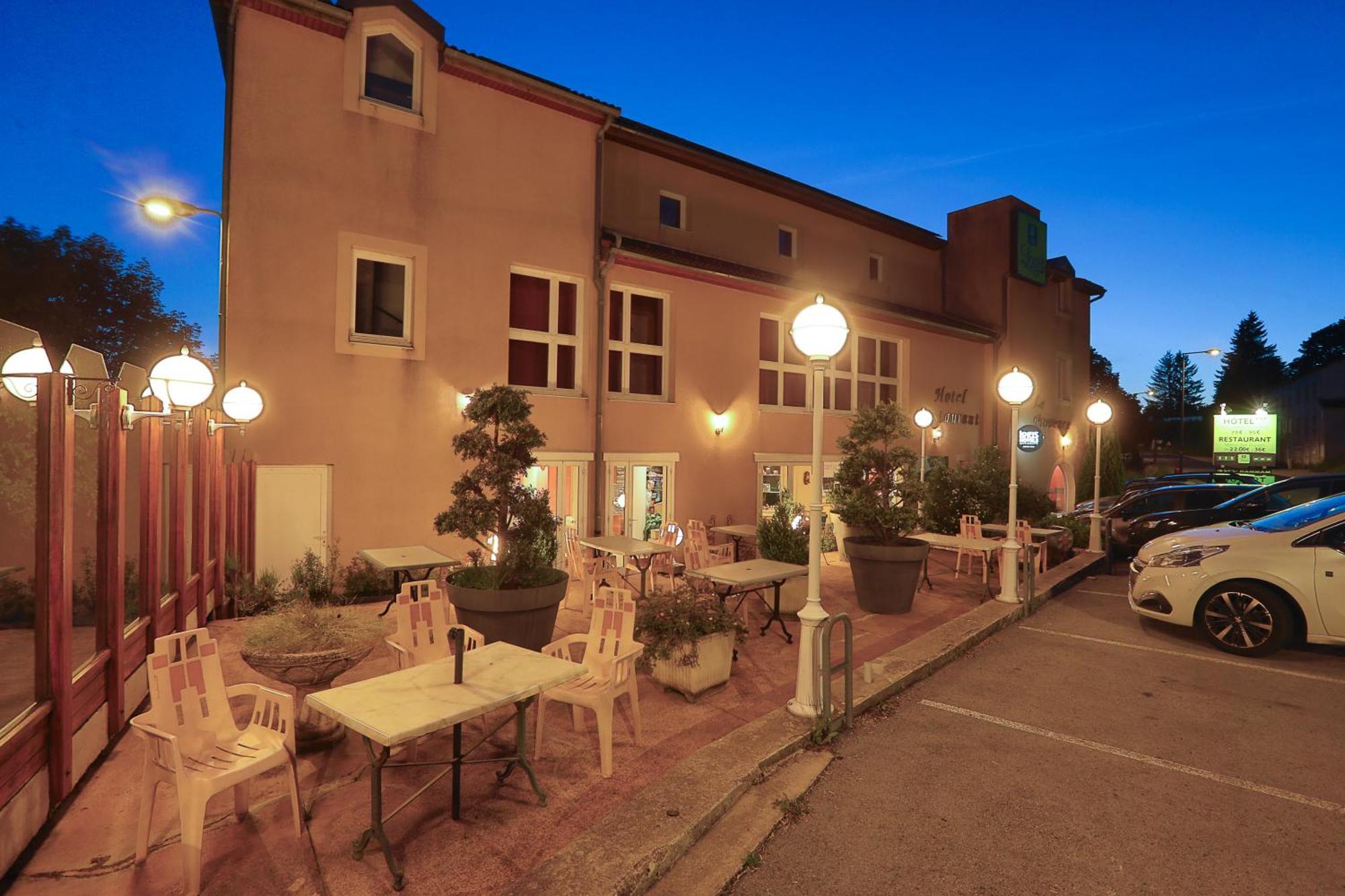 Logis Hotel Spa Restaurant Le Provence Lanarce Exterior foto