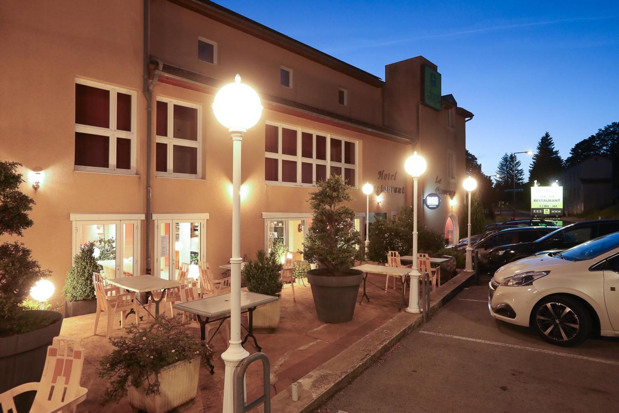 Logis Hotel Spa Restaurant Le Provence Lanarce Exterior foto
