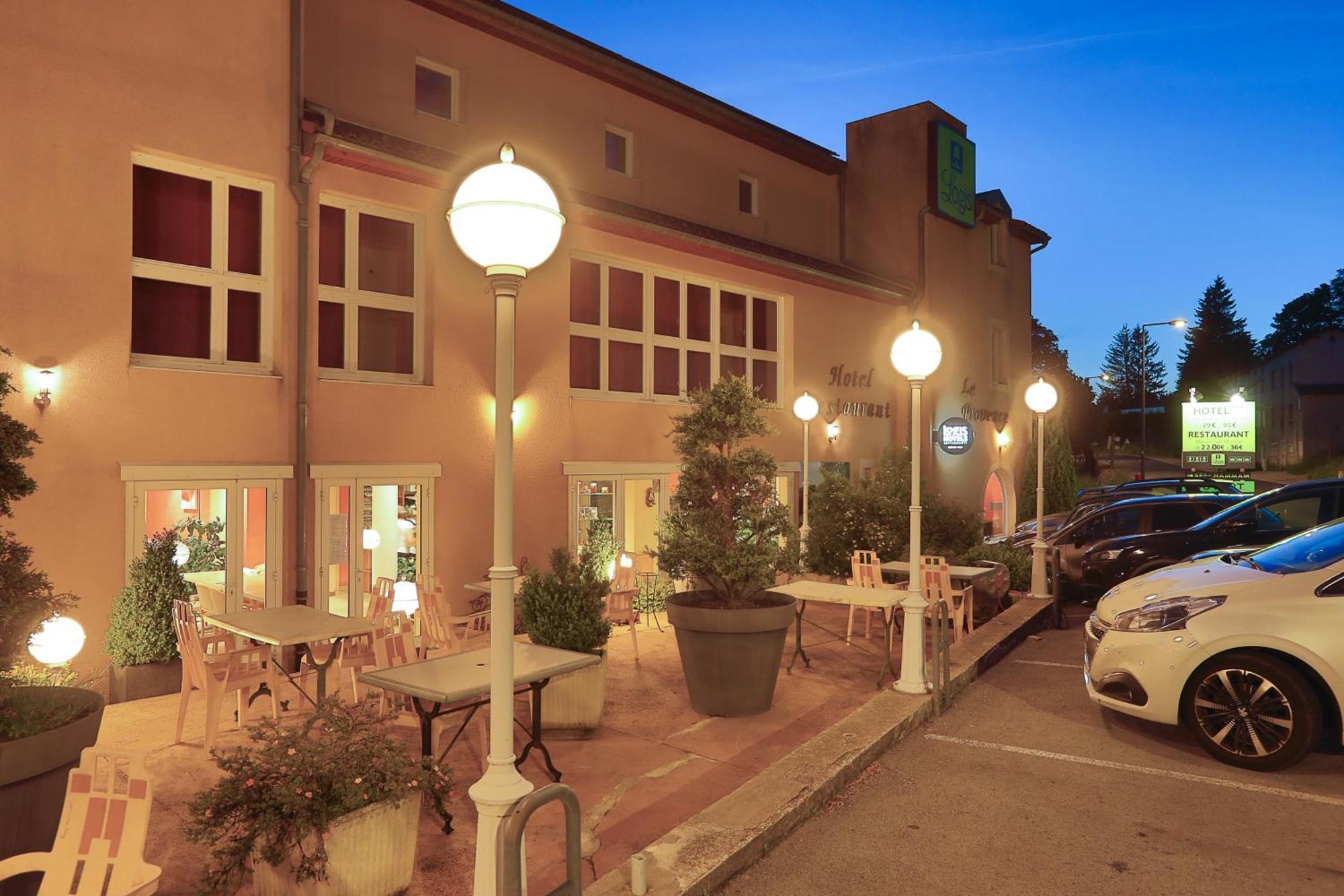 Logis Hotel Spa Restaurant Le Provence Lanarce Exterior foto